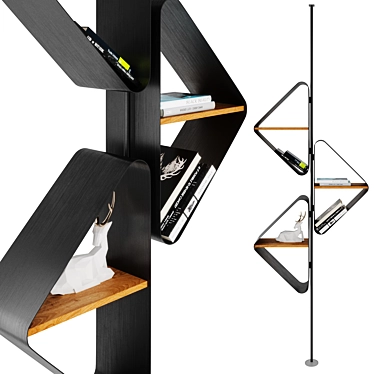 Spinnaker Italia: Versatile Hanging or Ceiling Mount Shelf 3D model image 1 