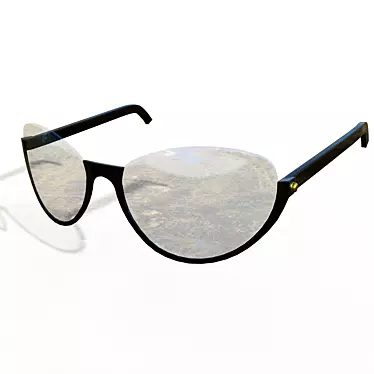 InstaFrame Glasses: Lower Rim Chic 3D model image 1 