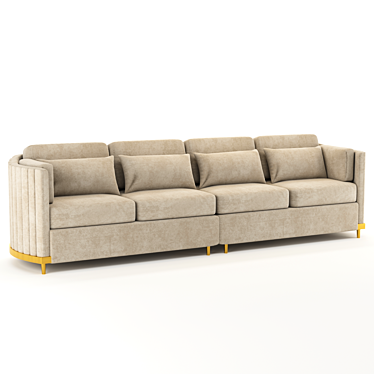 Stylish Fabello Mobilya Sofa 3D model image 1 