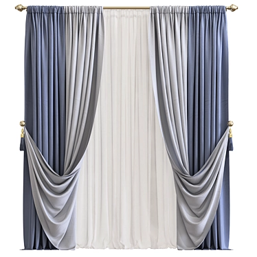 Revamped Curtain 730 3D model image 1 