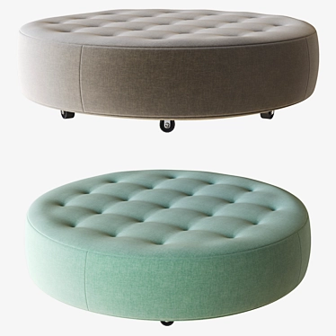Deliciously Comfortable Cookie Ottoman 3D model image 1 