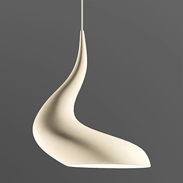 Dollop Pendant: Sleek and Sophisticated 3D model image 1 