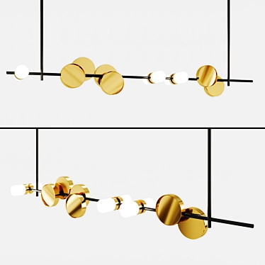 Imperium Loft Accord Chandelier 3D model image 1 