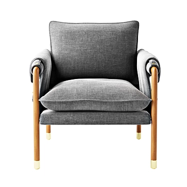 Havana Accent Chair 3D model image 1 