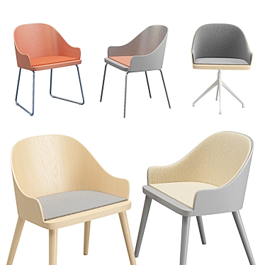 -Essential Comfort Chair 3D model image 1 