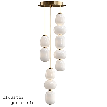 Clouster Geometric 3D Model 3D model image 1 