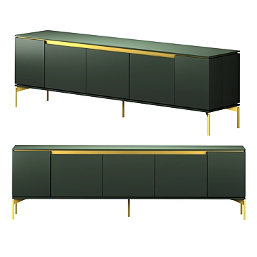 Italian Design Hug Sideboard 3D model image 1 