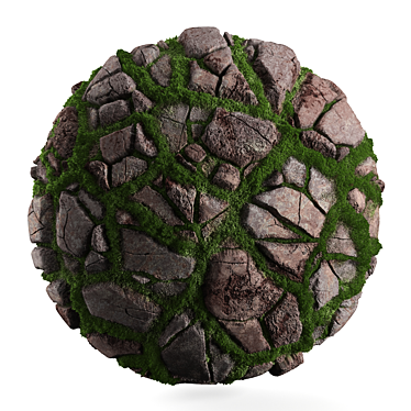 PBR FlagStone - 4K Seamless 3D model image 1 