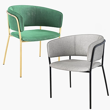 La Forma Konnie Chair: Elegant and Comfortable 3D model image 1 