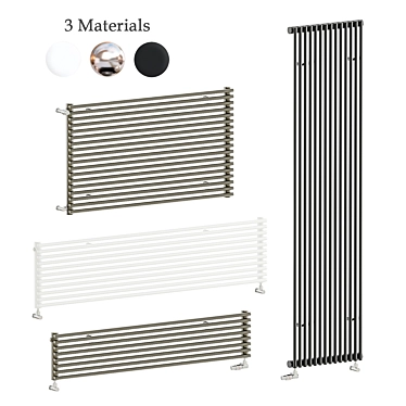 Efficient Zehnder Kleo Radiators 3D model image 1 