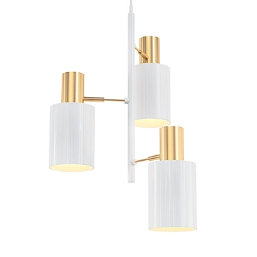 Elegant Flare Pendant Light 3D model image 1 