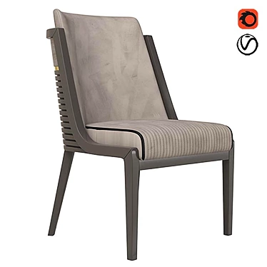 Luxury WoissMobili Artur Chair 3D model image 1 