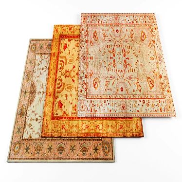Exquisite Oriental Rugs Collection 3D model image 1 