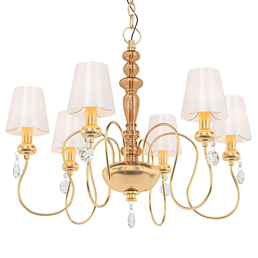 Meki Pendant Chandelier 4723/6 3D model image 1 