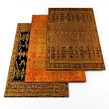 Title: Vintage-inspired Rugs for Any Space 3D model image 1 