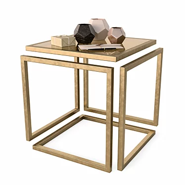 Infinity Coffee Table: Sleek and Modern Design 3D model image 1 