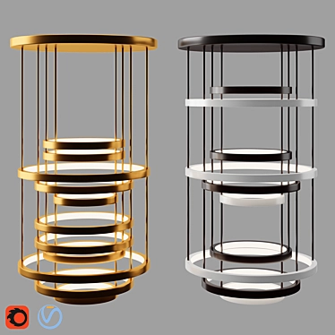 Sleek Light Fixture - 2015 Version 3D model image 1 