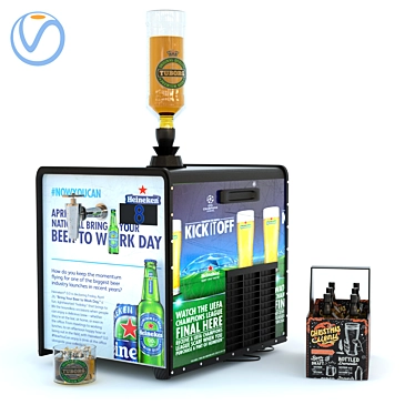 Ultimate Liquor Serving Machine 3D model image 1 