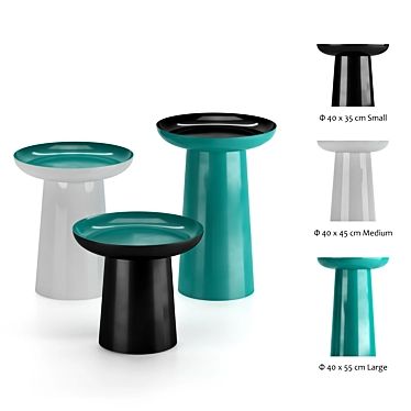 Stylish & Elegant FUNGO Coffee Table 3D model image 1 