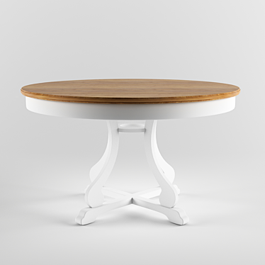 Versatile Wooden Table for Any Space 3D model image 1 
