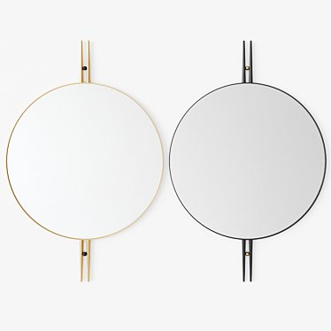 Danish Design: GUBI IOI Wall Mirror 3D model image 1 