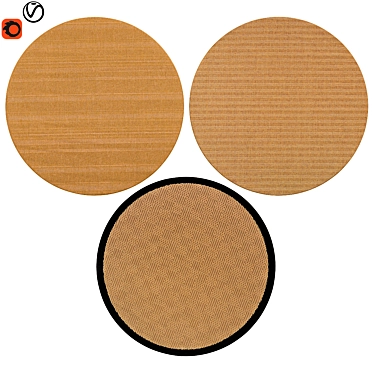 Modern Round Rugs | Premium Quality 3D model image 1 