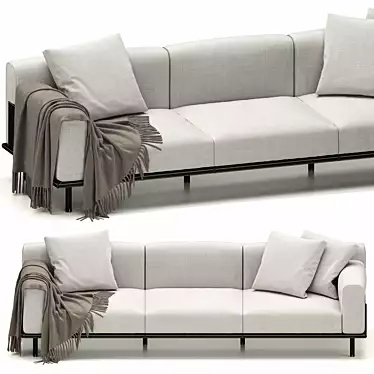 Sophisticated Kuoio Sofa by Meridiani 3D model image 1 