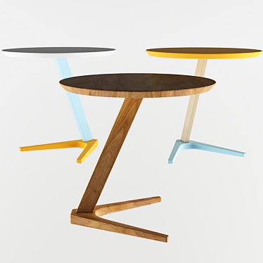 Modern 10-Person Dining Table 3D model image 1 