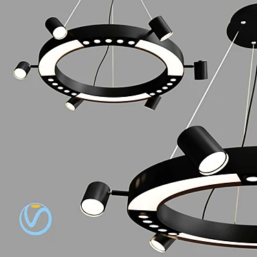 Kletis Lampatron: Sleek and Stylish Illumination 3D model image 1 