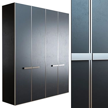 Sleek Wardrobe for Every Room 3D model image 1 