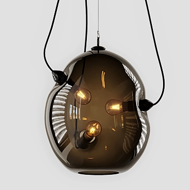 Contemporary Membrane Pendant Light 3D model image 1 