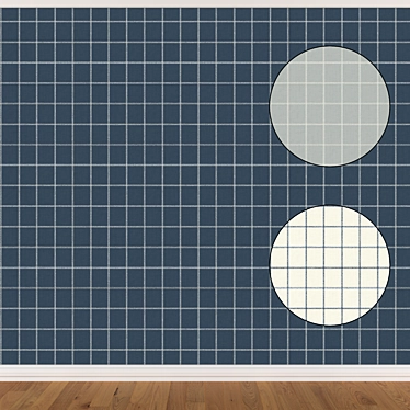 Seamless Wallpaper Set - 3 Textures 3D model image 1 