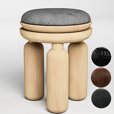  ErgoFlex Chair: Polys: 39749, Verts: 40104 3D model image 1 