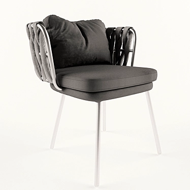 Elegant Tosca Designer Chair 3D model image 1 