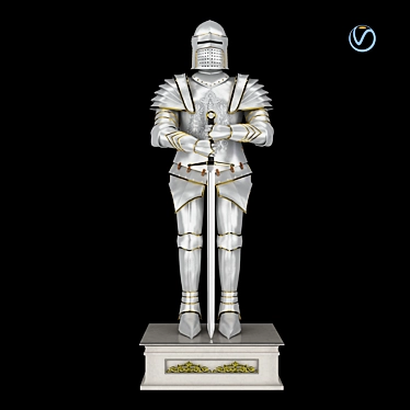 Epic Knight Sculpture 2012 3D model image 1 