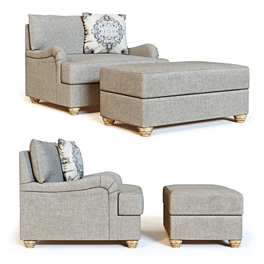 Oversized Comfort in Dandrea 3D model image 1 