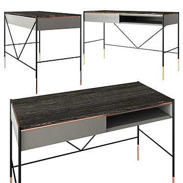 Era Secretary Desk: Stylish and Functional 3D model image 1 