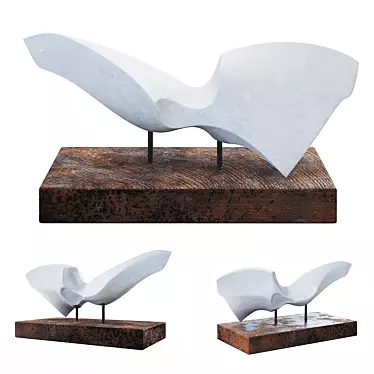 Organic Flight Sculpture 3D model image 1 