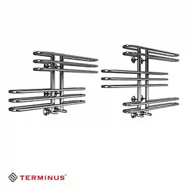 Terminus Diana: Versatile Water Towel Warmer 3D model image 1 