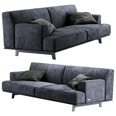 Modern Lounge Club Sofa 3D model image 1 