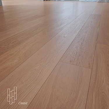 Sardinia Oak Parquet: High Quality Wood Flooring 3D model image 1 