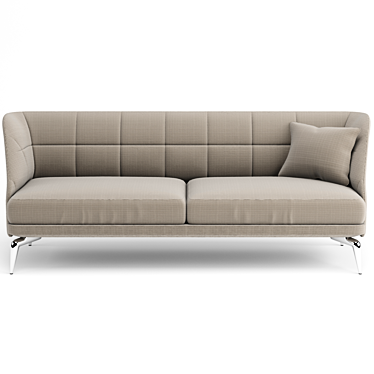 Luxurious Leeon Soft Sofa by Driade 3D model image 1 