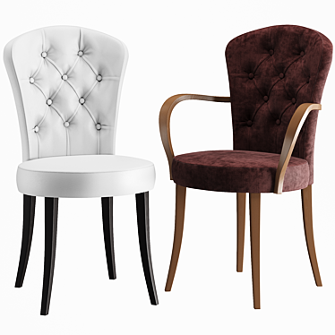 Montbel Euforia Chair: Elegant and Stylish 3D model image 1 