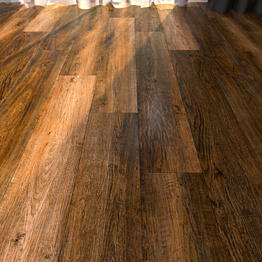 Yurtbay Barkwood Walnut: Multi-Texture Parquet 3D model image 1 