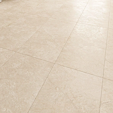Royal Sand Ivory 120: Premium Stone Floor Tile 3D model image 1 