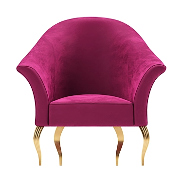 Elegant MIMI Arm Chair: Indulge in Luxury 3D model image 1 