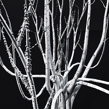 Cityscape Garland Tree Lights 3D model image 1 