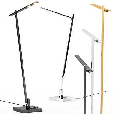 Nastrone Floor Lamp: Sleek German Design by BYOK 3D model image 1 