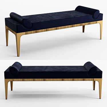 Montagu Chaise Longue: Elegant & Functional 3D model image 1 