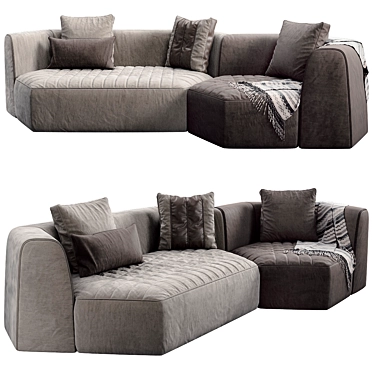 Modern Panorama Sofa by Bonaldo 3D model image 1 